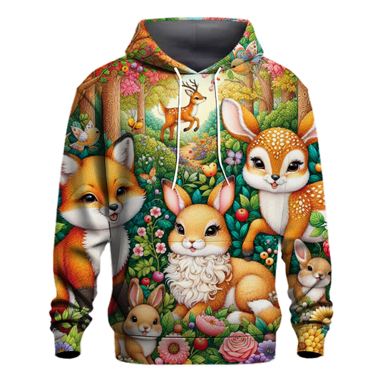 Cute Woodland Creatures Hoodie