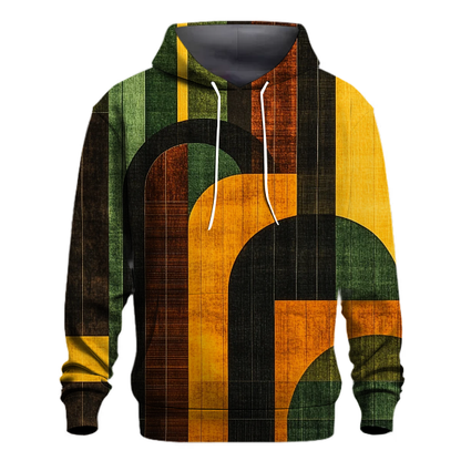 Geometric Retro Fusion Hoodie