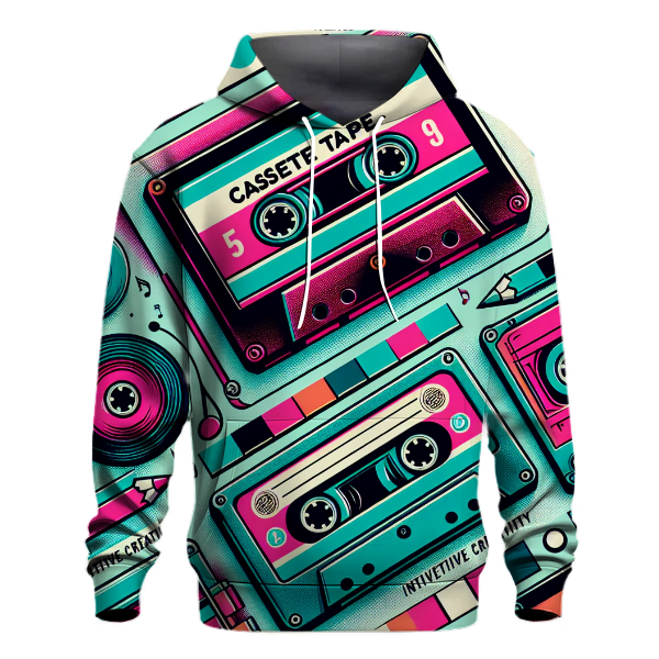 Vibrant Retro Tapes Hoodie Hoodie Styles