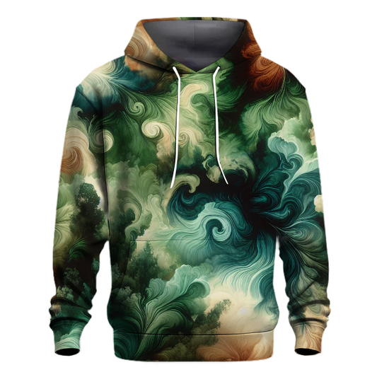 Emerald Forest Swirl Hoodie