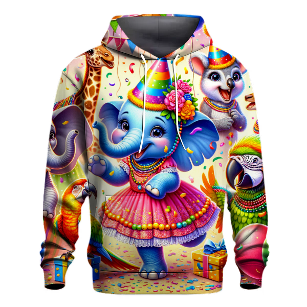 Joyful Festival Animals Hoodie