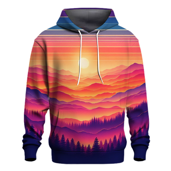 Sunset Vibes Design Hoodie