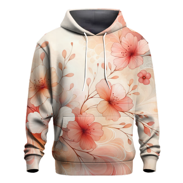 Peach Blossom Delight Hoodie