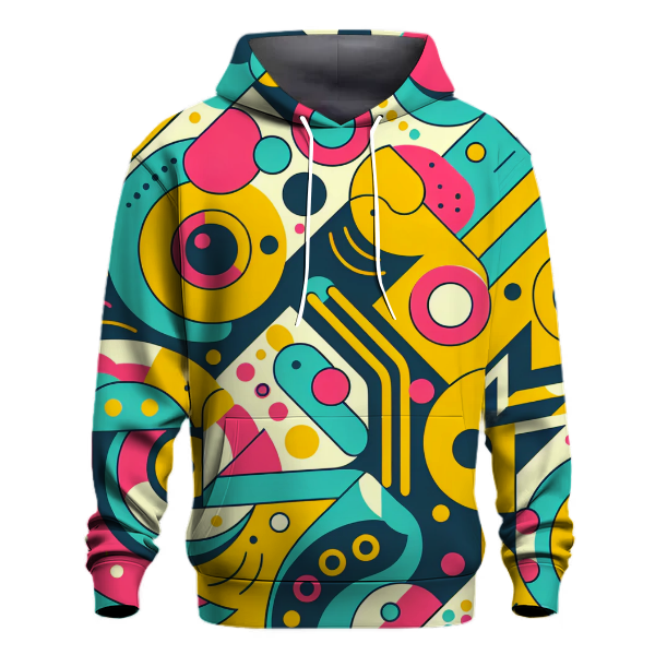 Whimsical Geometric Dreams Hoodie