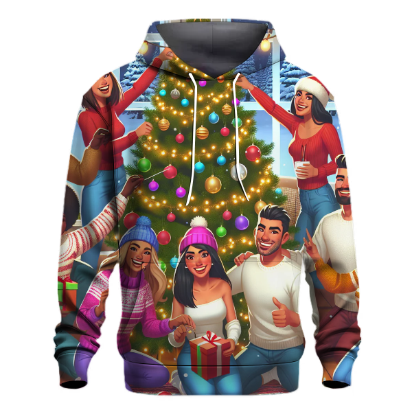 Christmas Tree Decorating Team Hoodie