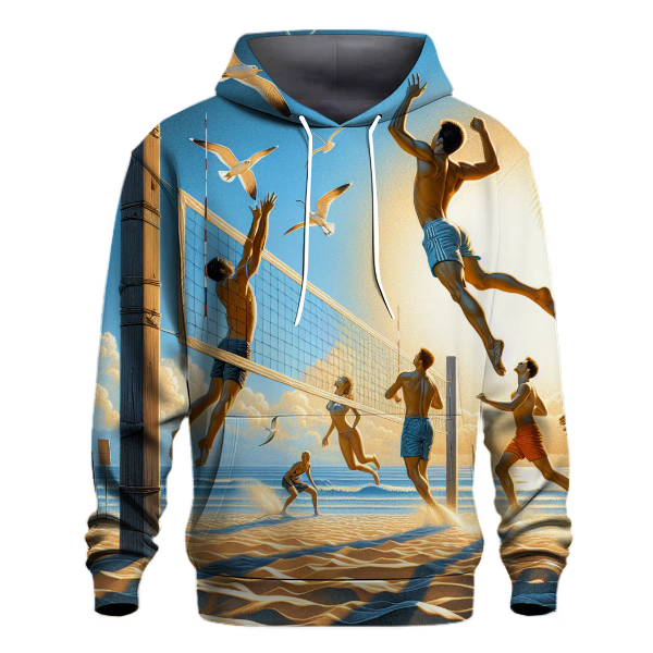 Beach Volleyball Vibes Hoodie