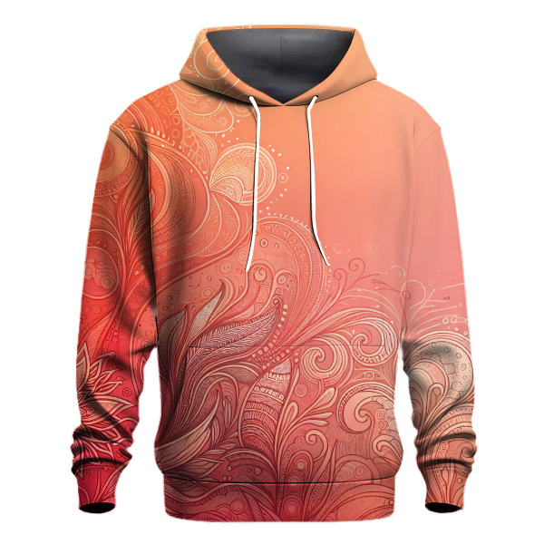 Floral Sunset Spectrum Hoodie