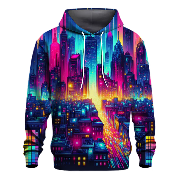 Electric Cityscape Hoodie