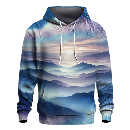 Dusk Cascade Tie-Dye Hoodie