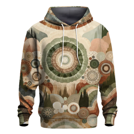 Earthy Tie Dye Vibes Hoodie