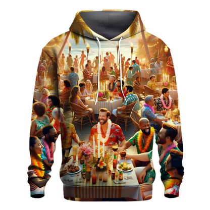 Tropical Christmas Luau Hoodie