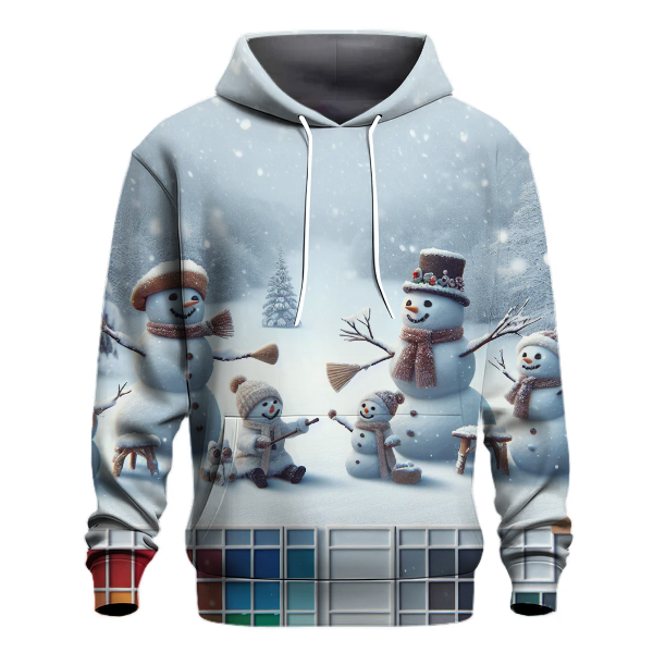 Snowman Family Hoodie