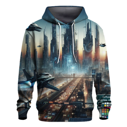 Futuristic Cityscape Dream Hoodie