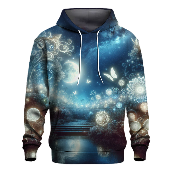 Ethereal Moonlit Garden Hoodie