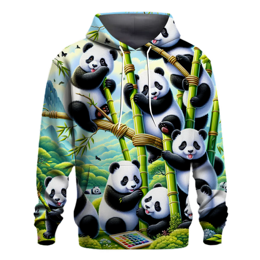 Playful Panda Paradise Hoodie