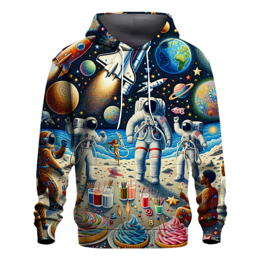 Astronaut's Yuletide Journey Hoodie