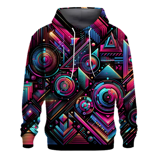 Funky Techno Shapes Hoodie