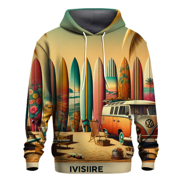 Retro Surf Vibes Hoodie