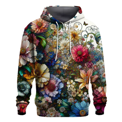 Enchanted Floral Whimsy Hoodie