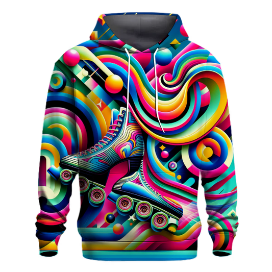 Vibrant Roller Disco Hoodie