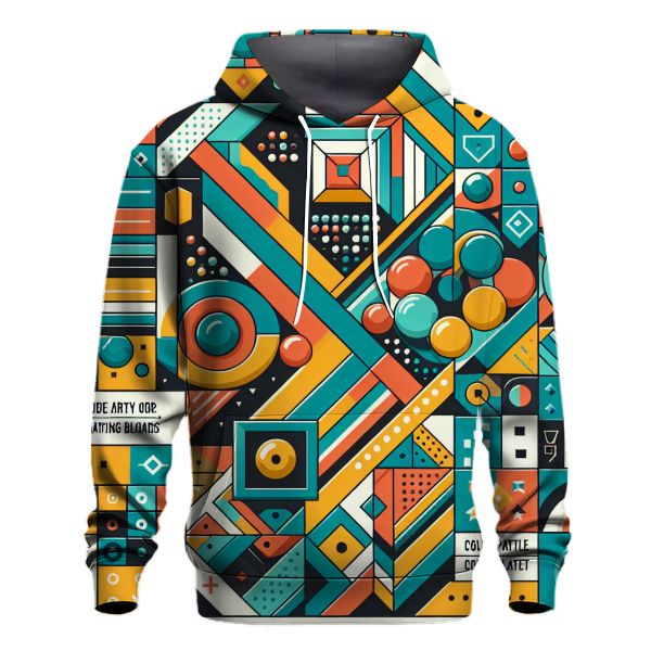 Bold Geometric Vibes Hoodie