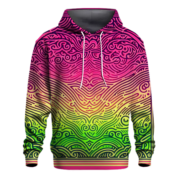 Vibrant Festival Burst Hoodie