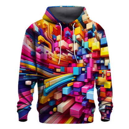 Color Block Chaos Hoodie