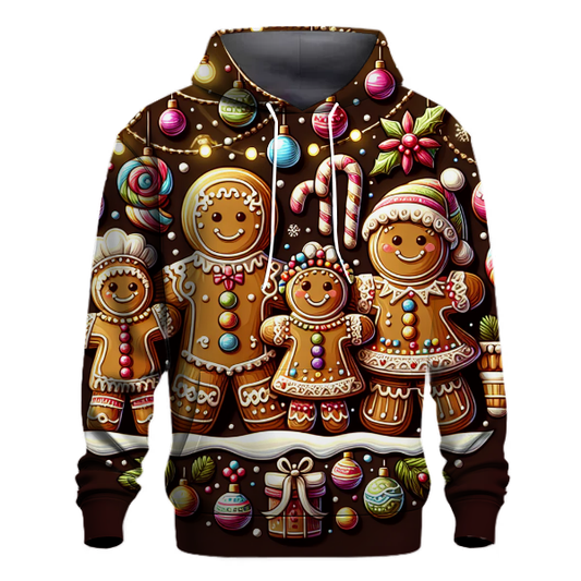 Adventurous Gingerbread Family Hoodie