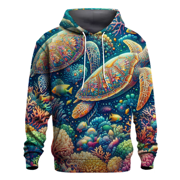 Luminous Sea Turtles Hoodie