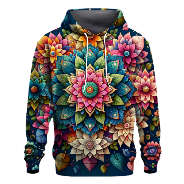 Floral Mandala Harmony Hoodie