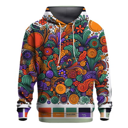 Retro Doodle Art Hoodie