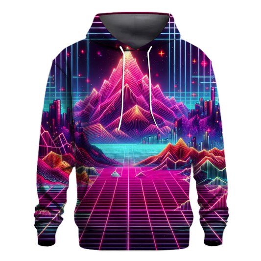 Synthwave Scape Design Hoodie Custom Hoodies