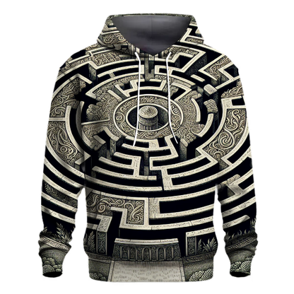 Ancient Labyrinthine Pathways Hoodie