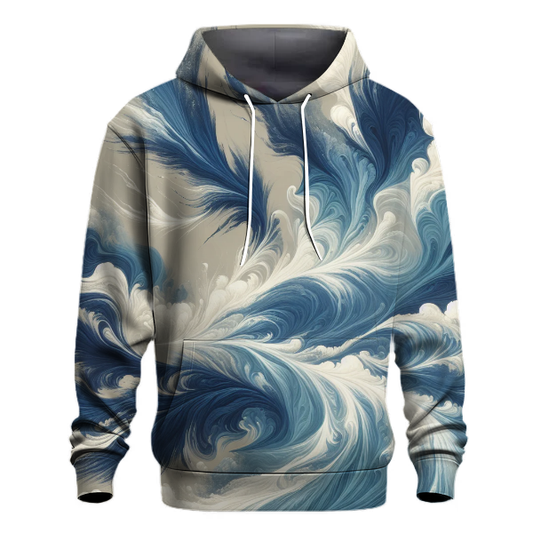 Sapphire Breeze Tie-Dye Hoodie