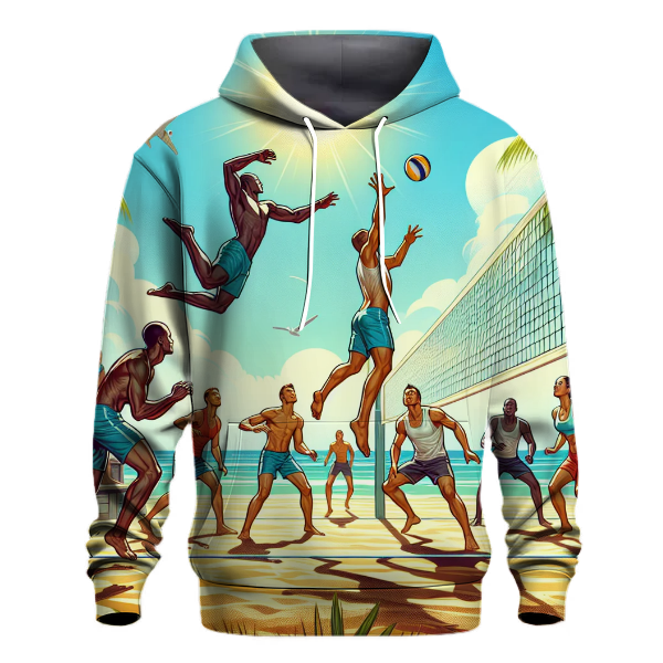 Beach Volleyball Fiesta Hoodie Hoodie Designs