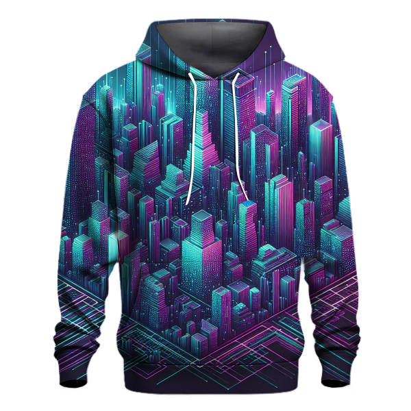 Digital Cityscape Hoodie