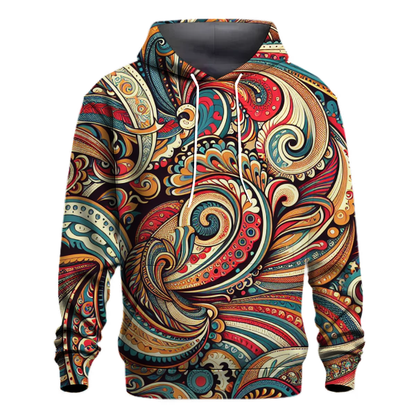 Vibrant Paisley Patterns Hoodie