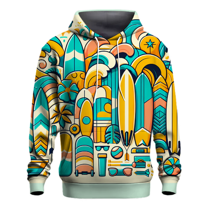 Retro Wave Surfer Hoodie