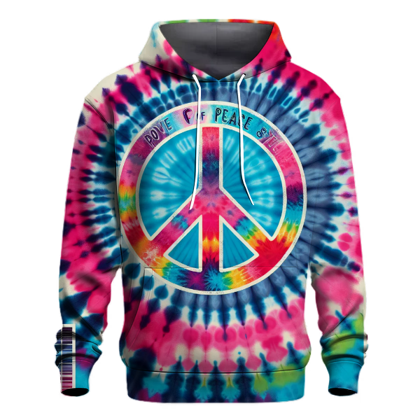 Classic Tie-Dye Peace Hoodie