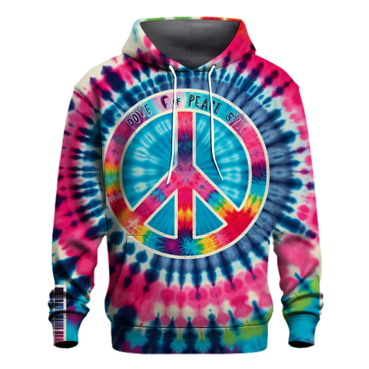 Classic Tie-Dye Peace Hoodie