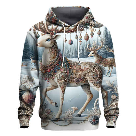 Charming Reindeer Antlers Hoodie