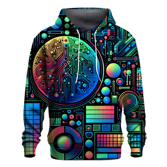 Futuristic Tech Patterns Hoodie