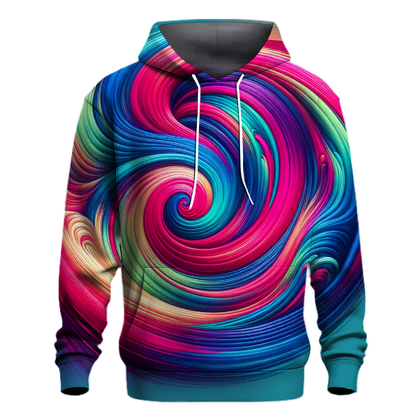 Vivid Swirls Hoodie Pullover Hoodies