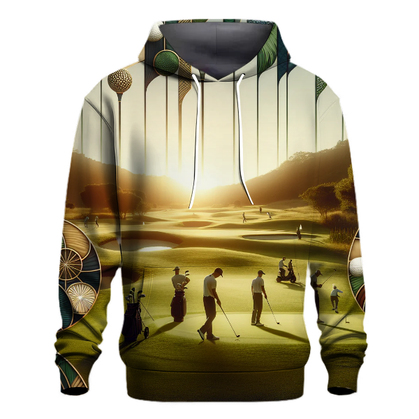 Golf Course Elegance Hoodie