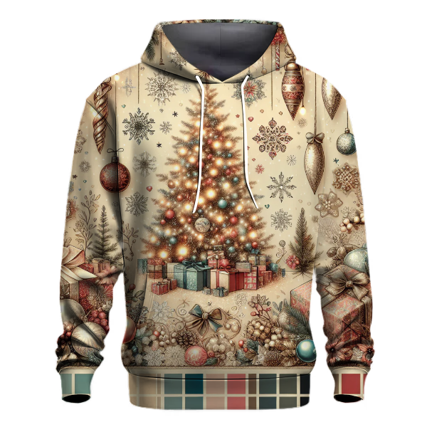 Retro Christmas Vibes Hoodie