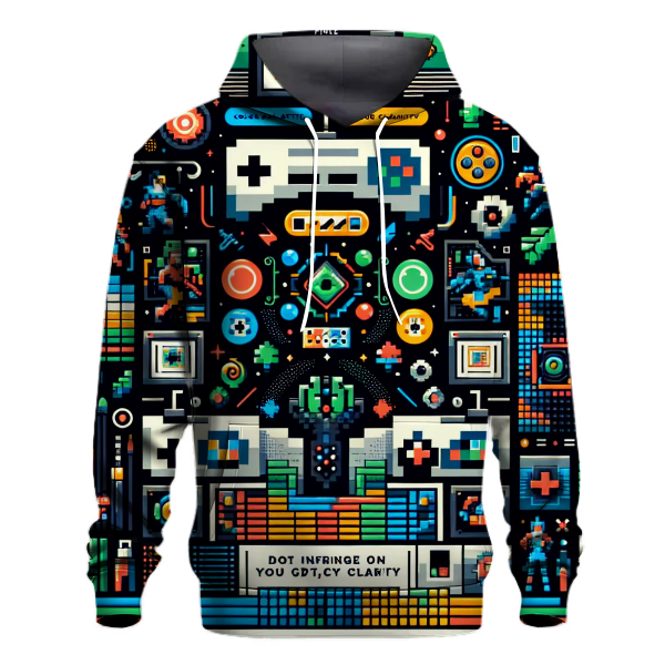 Retro Video Game Mashup Hoodie