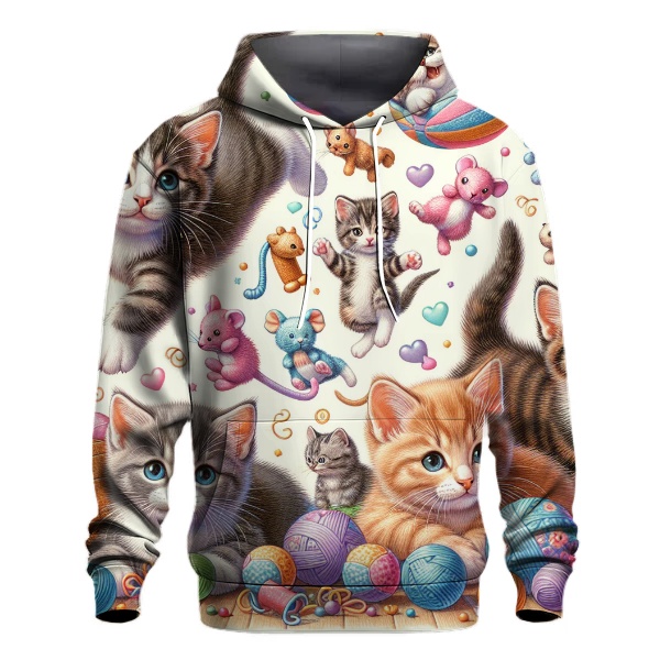 Playful Kittens Galore Hoodie