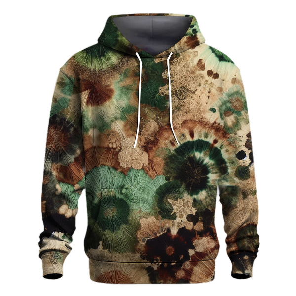 Forest Camouflage Tie-Dye Hoodie