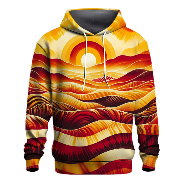 Desert Sunset Tie-Dye Hoodie