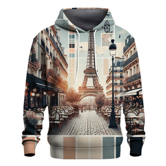 Chic Parisian Romance Hoodie